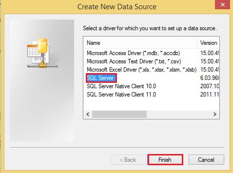 Select Data Source 